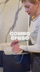 Jogo de Toalha Dois Tons do Amor - 2 Toalhas de Banho Éfeso e 2 Toalhas de Rosto Éfeso